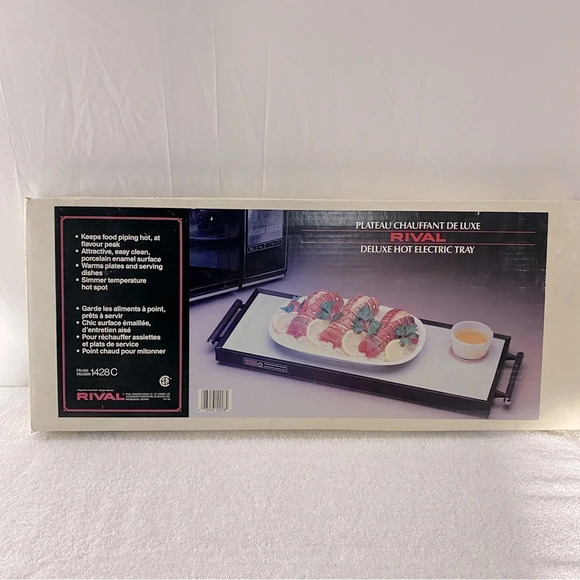 Vintage Rival Deluxe Hot Electric Tray - Picture 1 of 16